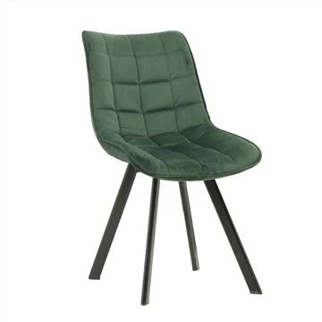 Fabric Cover Dining Chair With Oak Wooden Legs