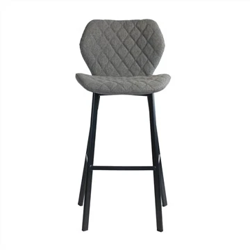 Grey High Back Bar Stools