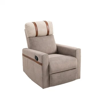 Luxury Fabric Massage Swivel Recliner Sofa