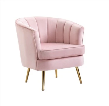 Modern Velvet Fabric Arm Chairs