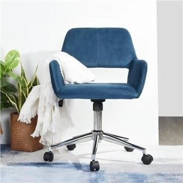 New Adjustable Home Velvet Fabric Office Desk Chair