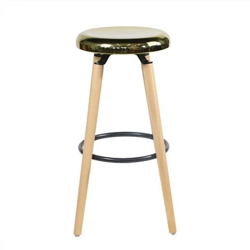 Wooden Rotating Bar Stools