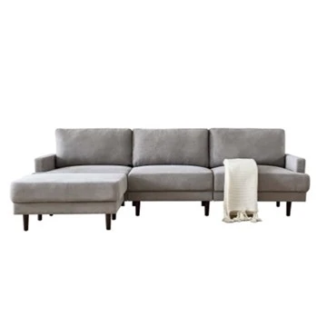 Three Seater Sofa with Chaise Sleeper Sofa for Living Room