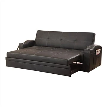 PU Leather Foldable Sofa Bed