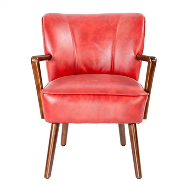 Wooden Accent Chair Leisure Reading Armchair PRAPIROON-P