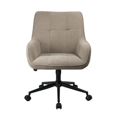 Linen Swivel Desk Chair